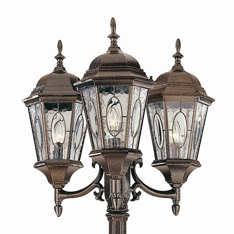 TransGlobe Lighting Outdoor 3Light 96" Post Light & Reviews Wayfair